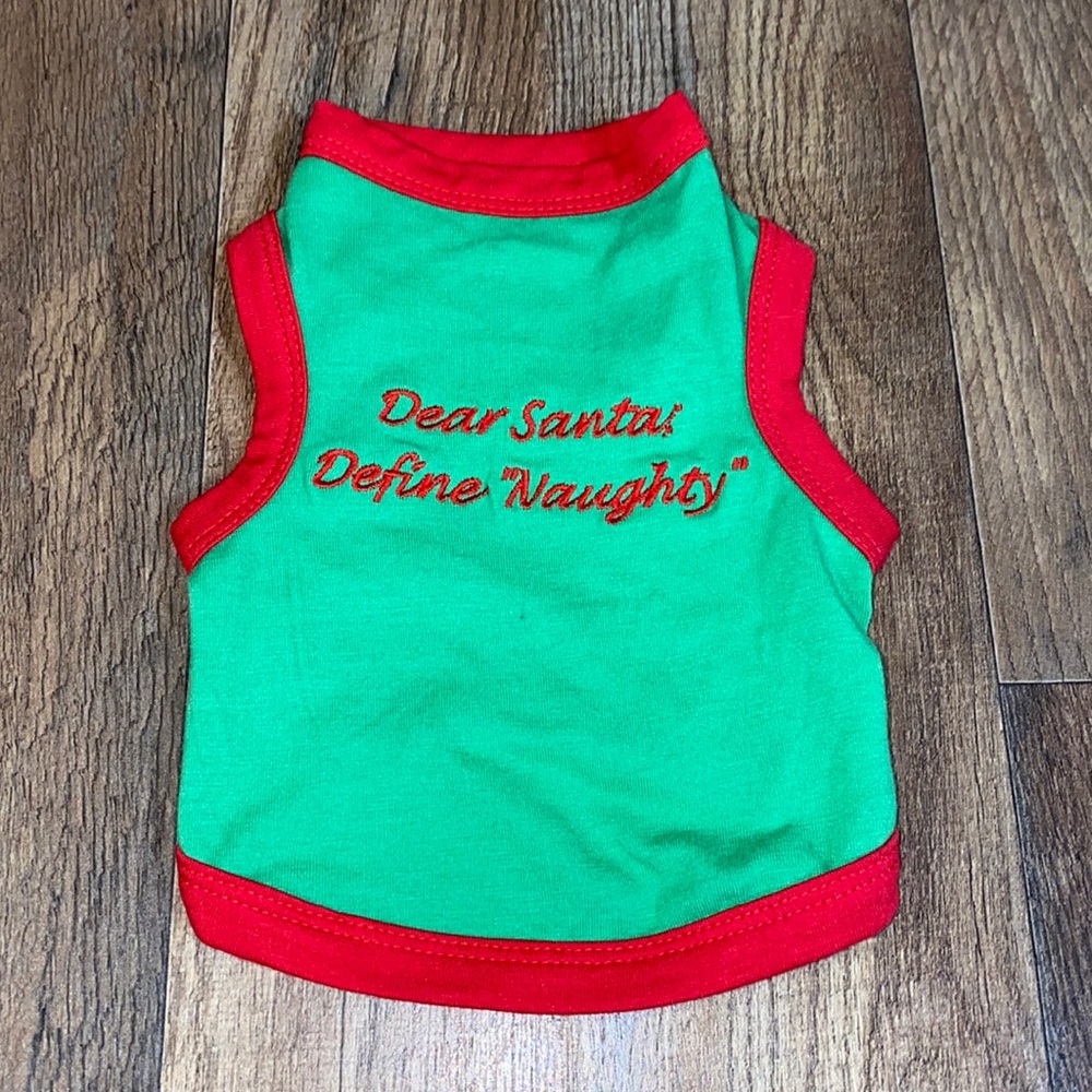 Zack & Zoey Christmas Dog Shirt XS